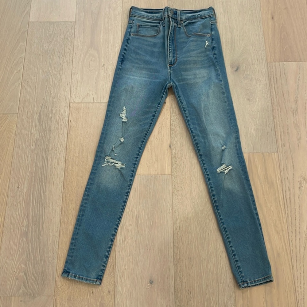 Abercrombie and Fitch high waist jeans
